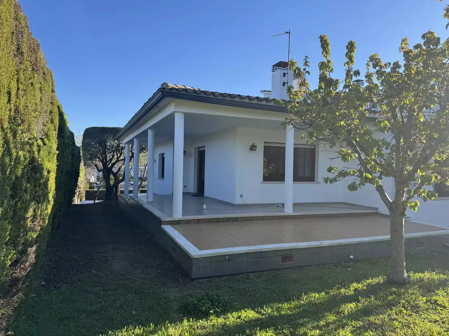 Garden of Houses for sale in Girona  with Air Conditioner, Heating and Terrace