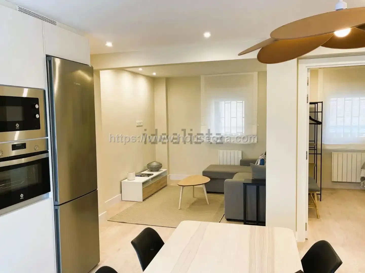 Sala de estar de Piso de alquiler en Bilbao  con Internet