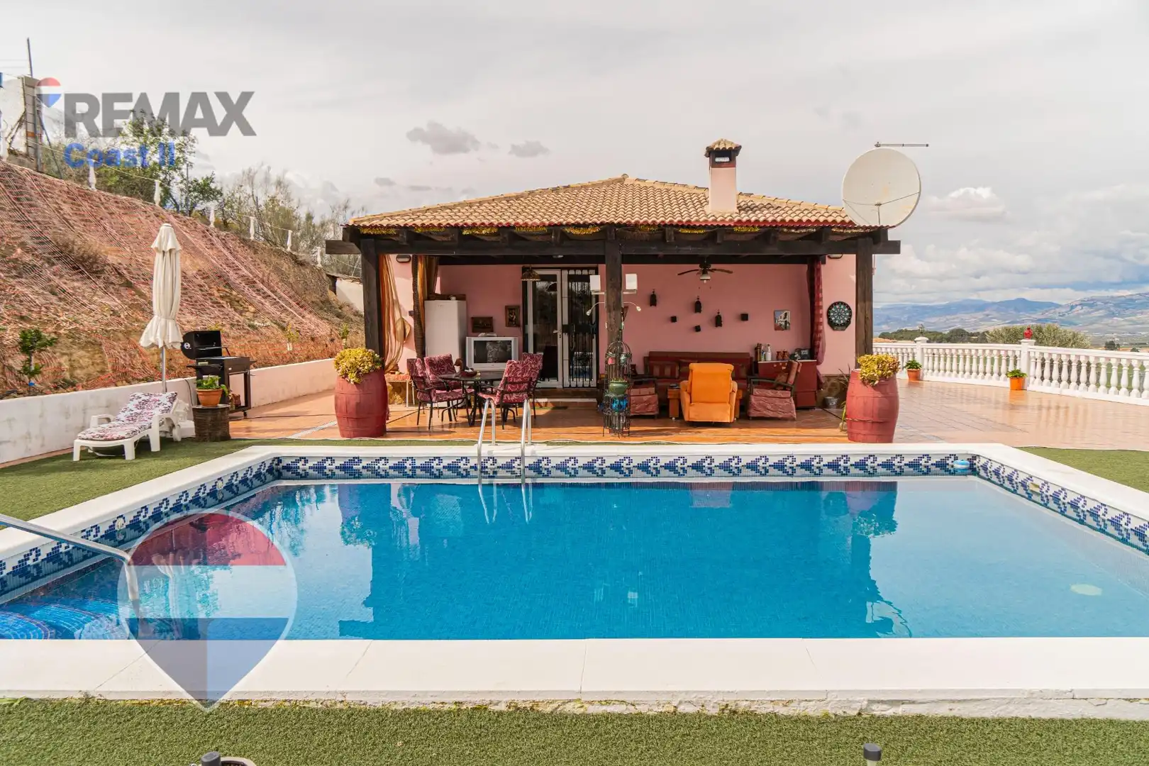 Piscina de Casa o chalet en venta en Moraleda de Zafayona con Aire acondicionado, Calefacción y Jardín privado