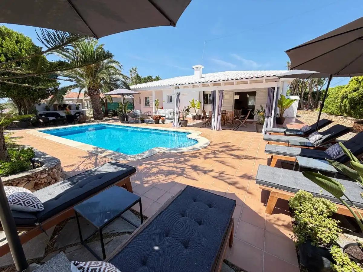 Vista exterior de Casa o chalet en venta en Sant Lluís con Calefacción, Jardín privado y Terraza