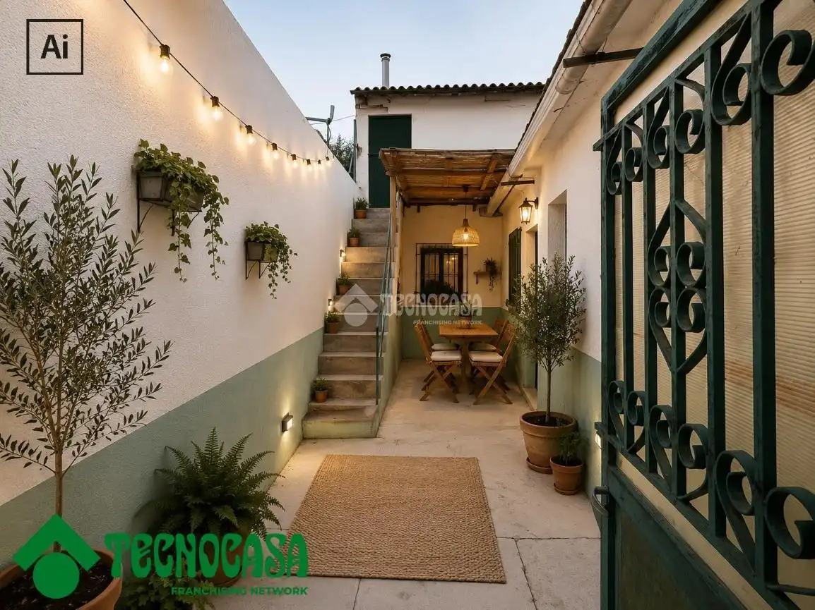 Terraza de Casa o chalet en venta en Las Ventas Con Peña Aguilera con Calefacción y Jardín privado