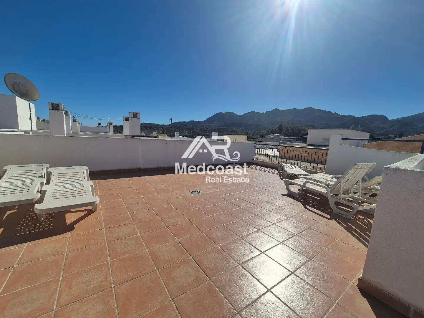 Terrace of Flat for sale in Turre  with Air Conditioner, Terrace and Swimming Pool