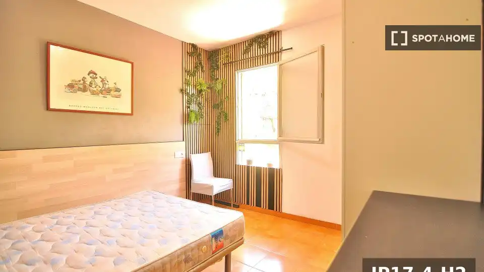 Habitación de Piso para compartir en  Palma de Mallorca con Aire acondicionado, Calefacción y Amueblado