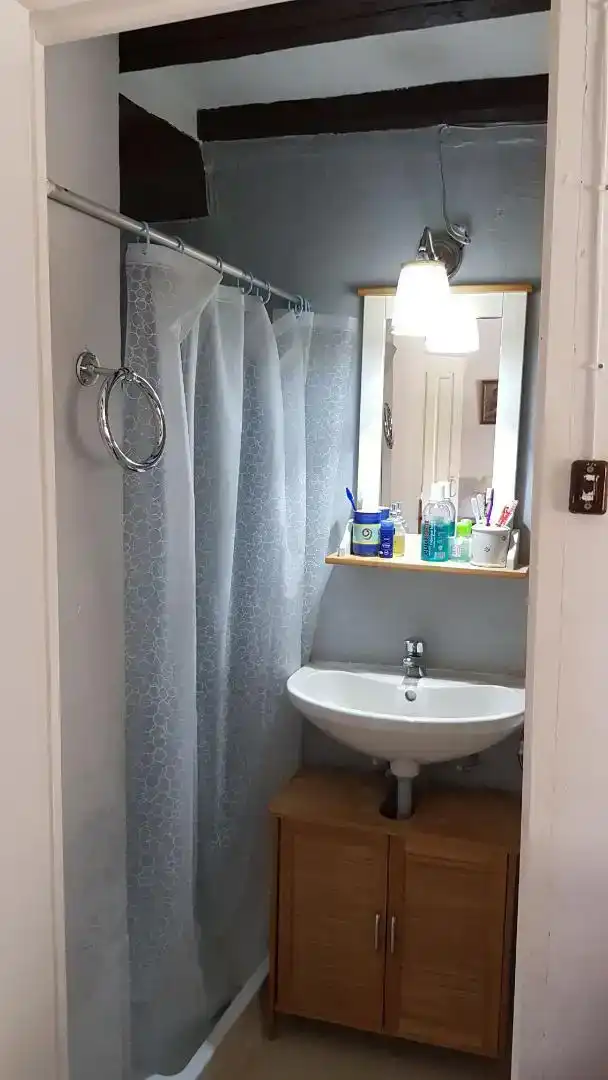 Baño de Casa adosada en venta en Bailo con Amueblado, Horno y Lavadora