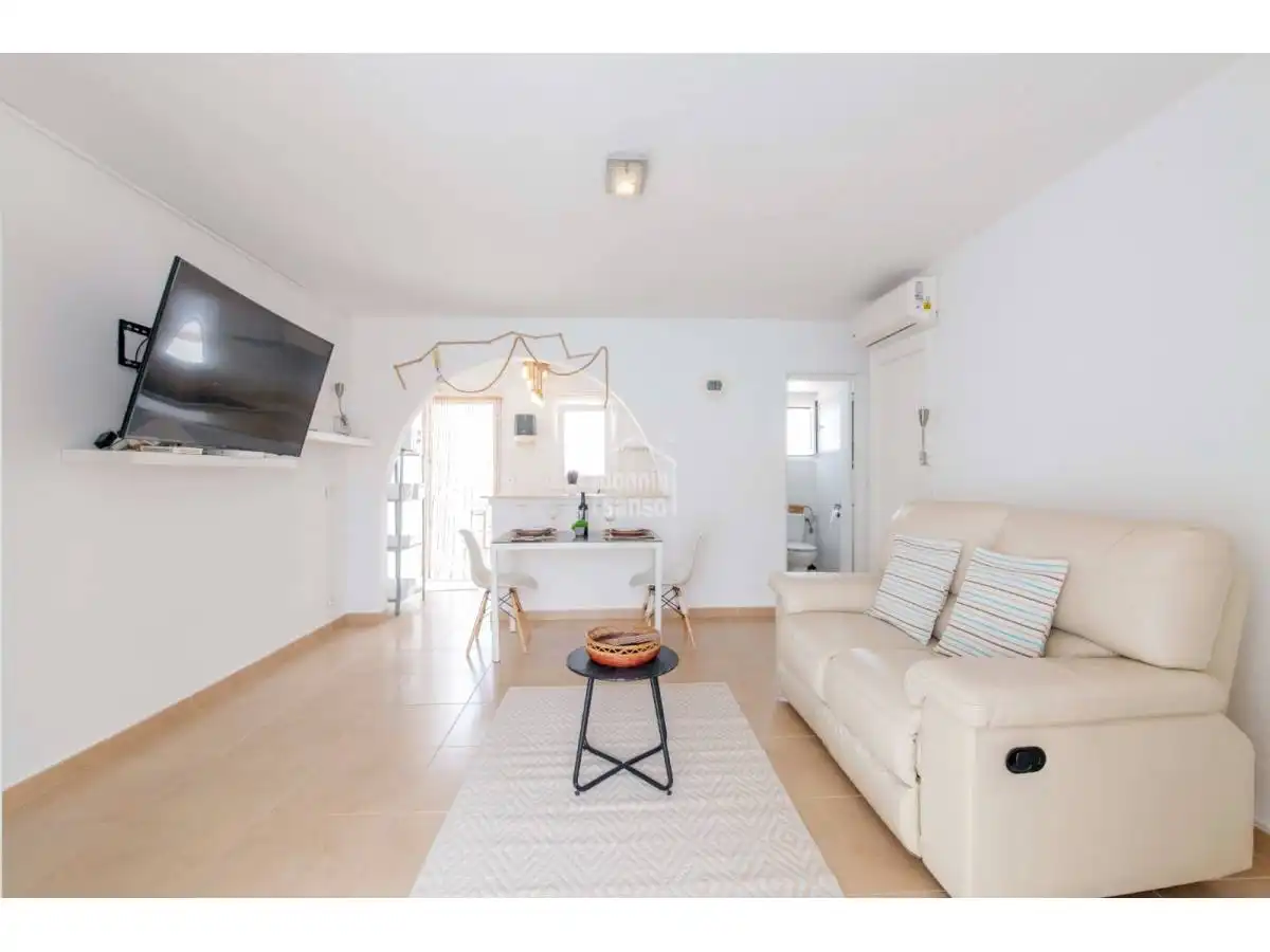 Sala d'estar de Casa o xalet en venda en Alaior amb Jardí privat, Terrassa i Piscina