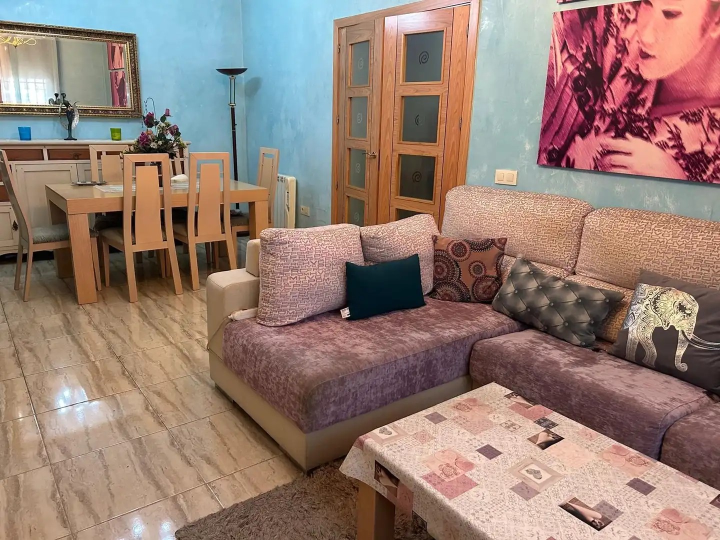 Sala d'estar de Casa adosada en venda en Ciempozuelos amb Aire condicionat, Calefacció i Terrassa