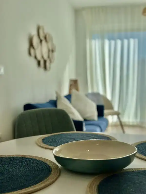 Wohnzimmer von Wohnungen zum Verkauf in Santa Pola mit Klimaanlage, Abstellraum und Schwimmbad