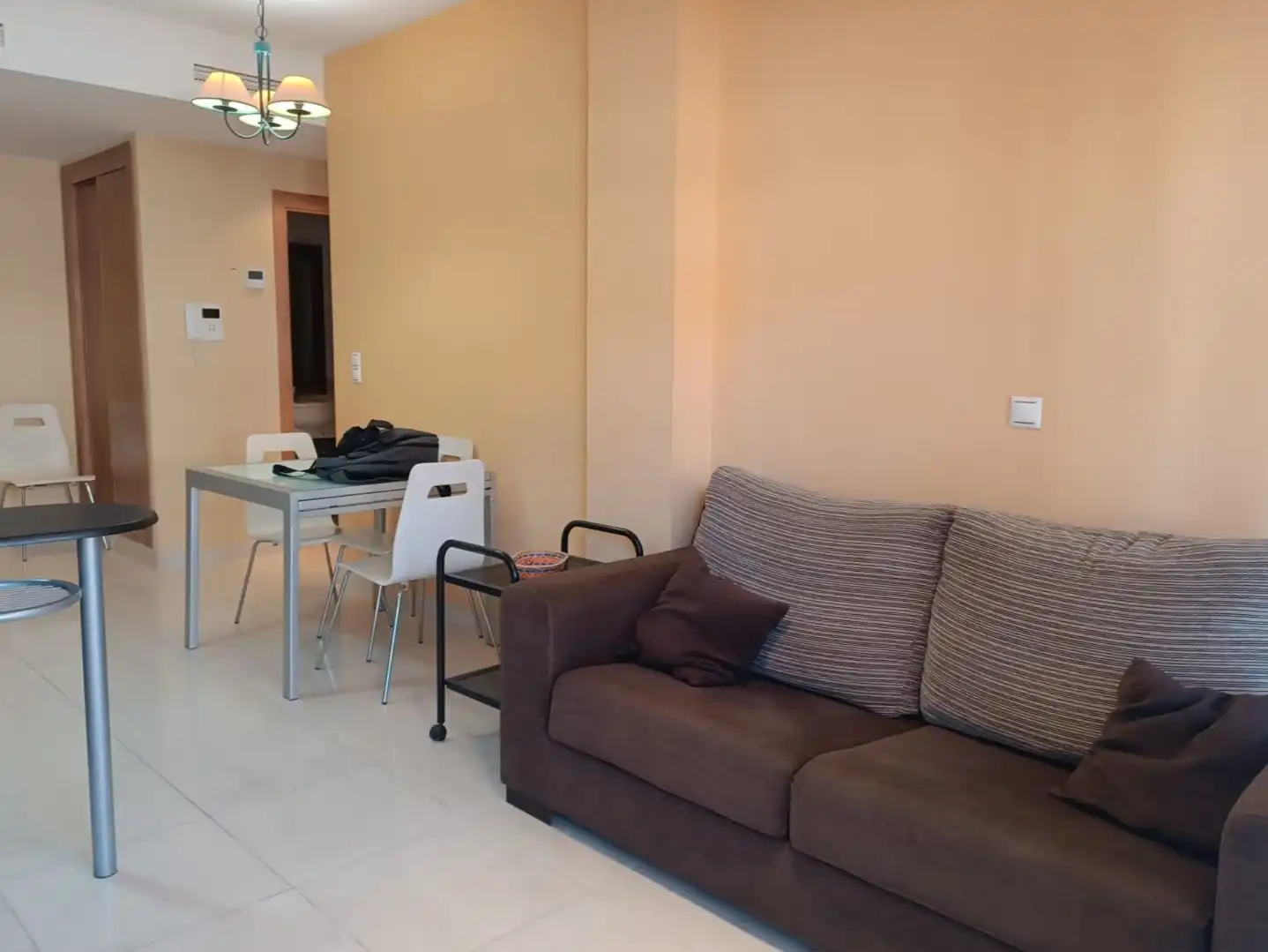 Wohnzimmer von Wohnungen zur Miete in Puçol mit Klimaanlage, Terrasse und Schwimmbad