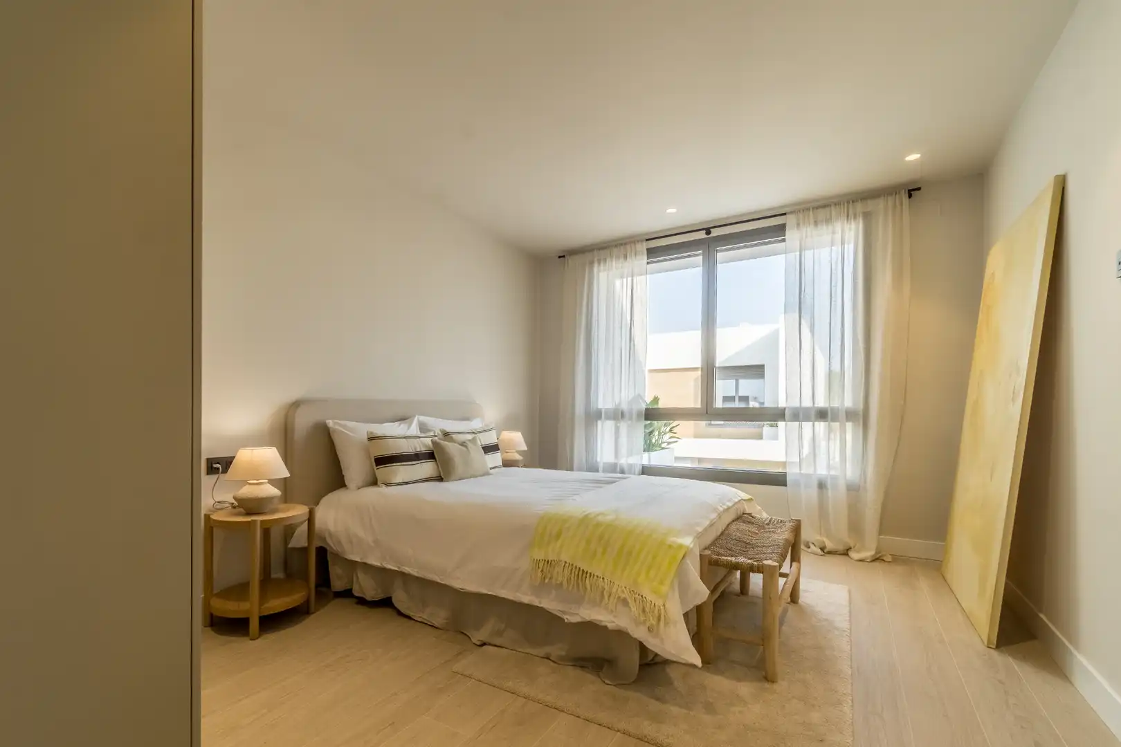 Habitación de Casa adosada de alquiler en Cambrils con Aire acondicionado, Calefacción y Jardín privado