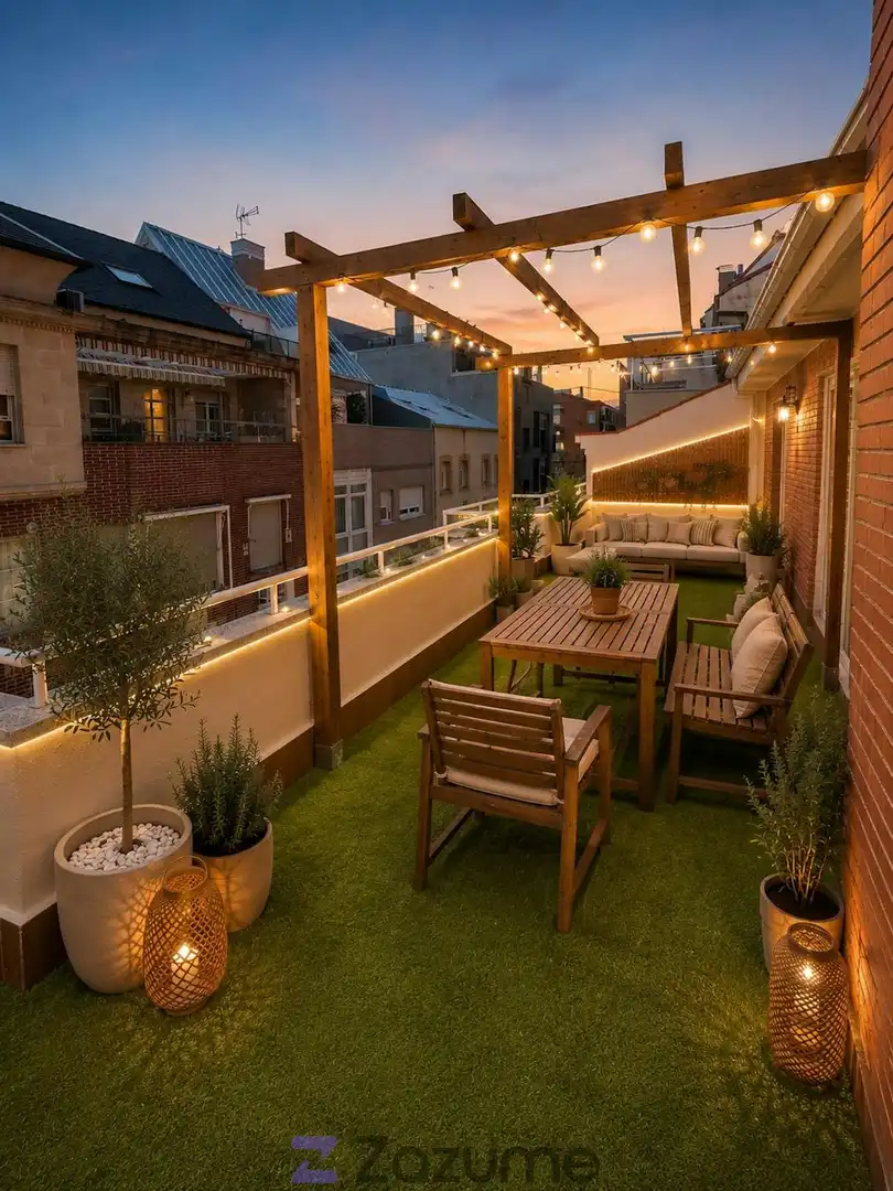 Terrassa de Àtic de lloguer en Madrid amb Calefacció, Parquet i Terrassa