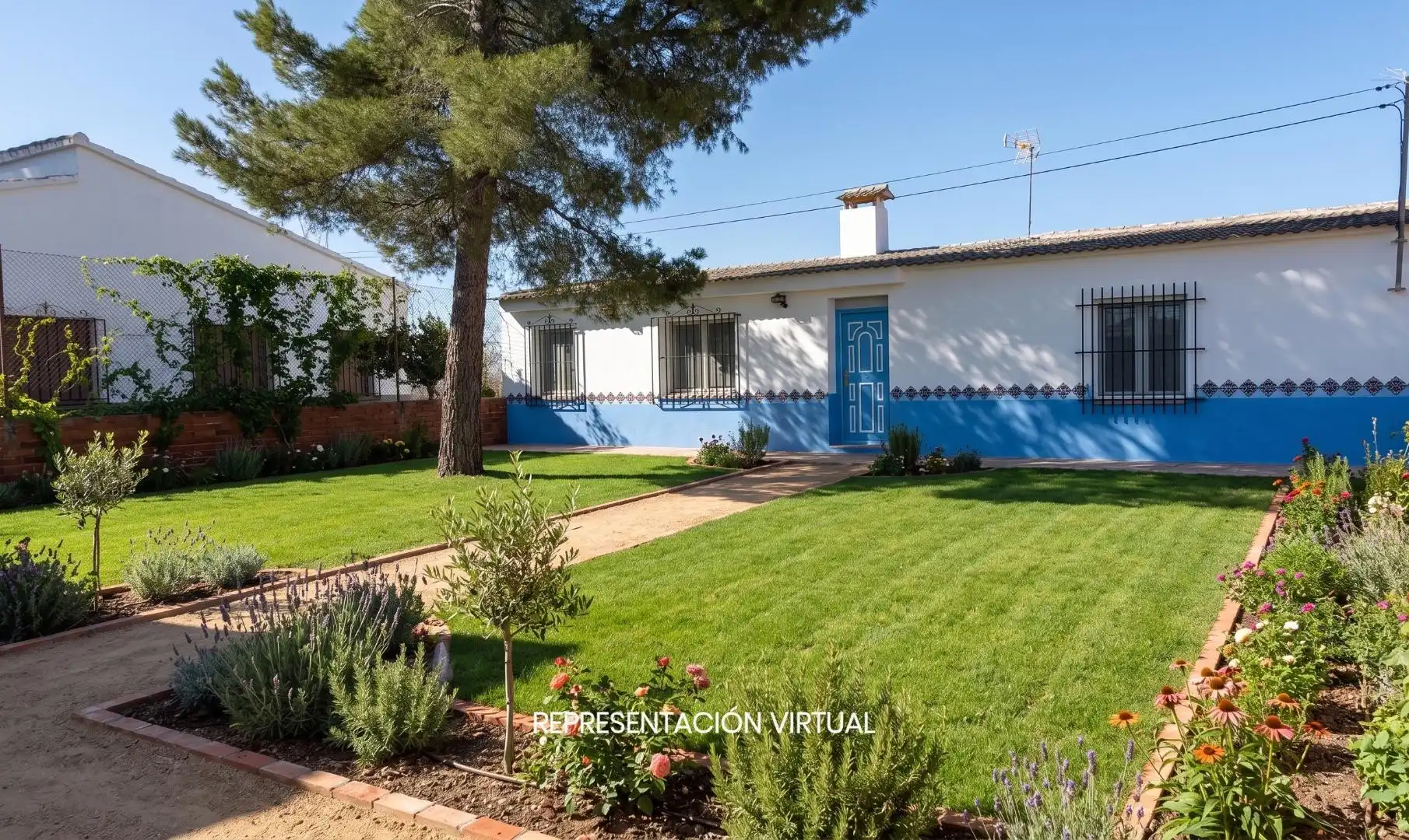 Jardín de Casa o chalet en venta en Villafranca de los Caballeros con Jardín privado, Terraza y Amueblado