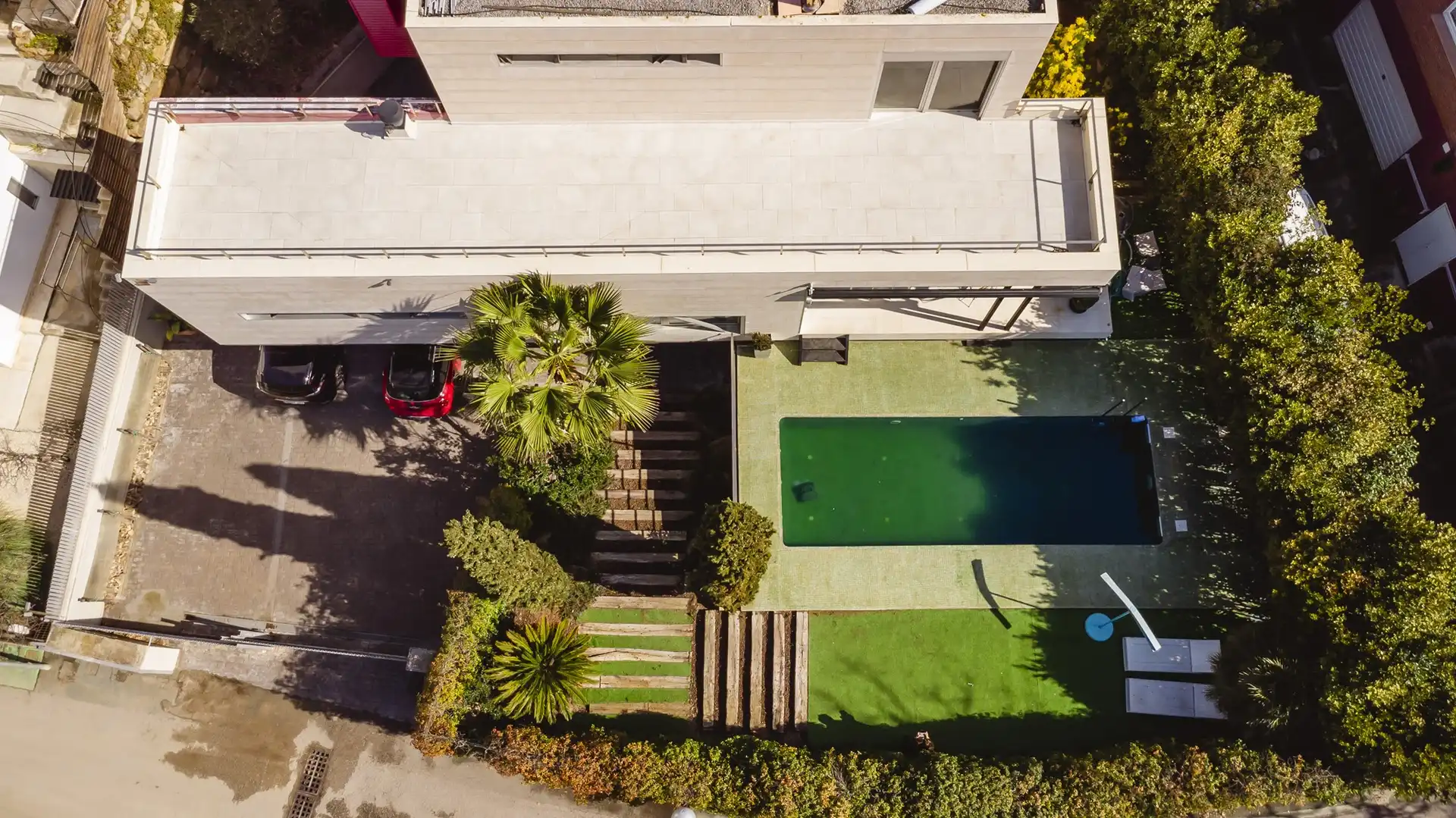 Vista exterior de Casa o chalet en venta en Barcelona con Aire acondicionado, Calefacción y Terraza