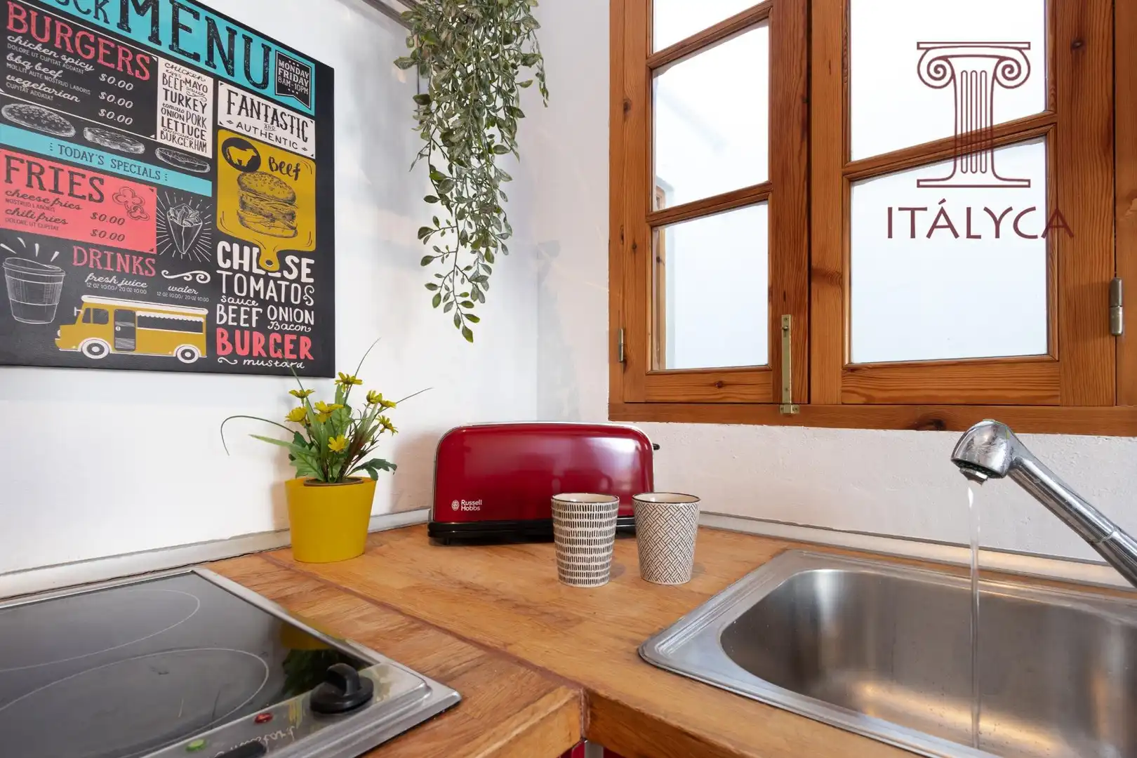 Küche von Dachboden zum Verkauf in Sevilla mit Klimaanlage, Terrasse und Abstellraum