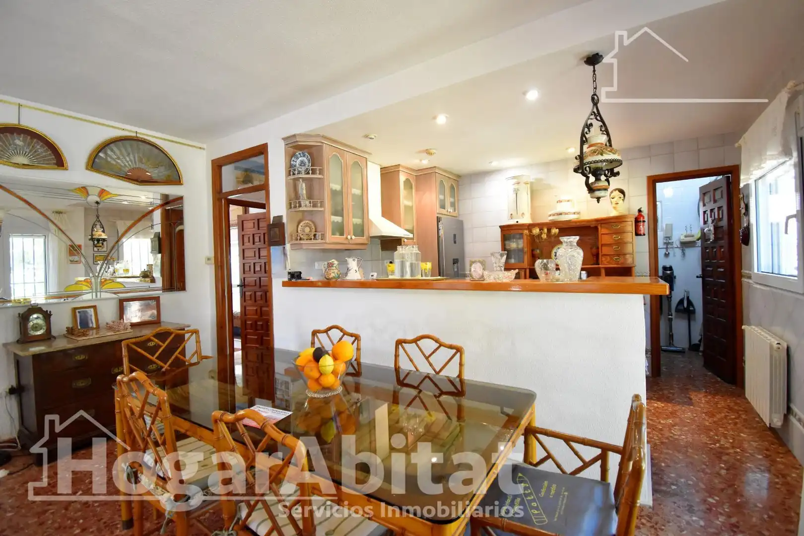 Cocina de Casa o chalet en venta en Gandia con Aire acondicionado, Calefacción y Jardín privado