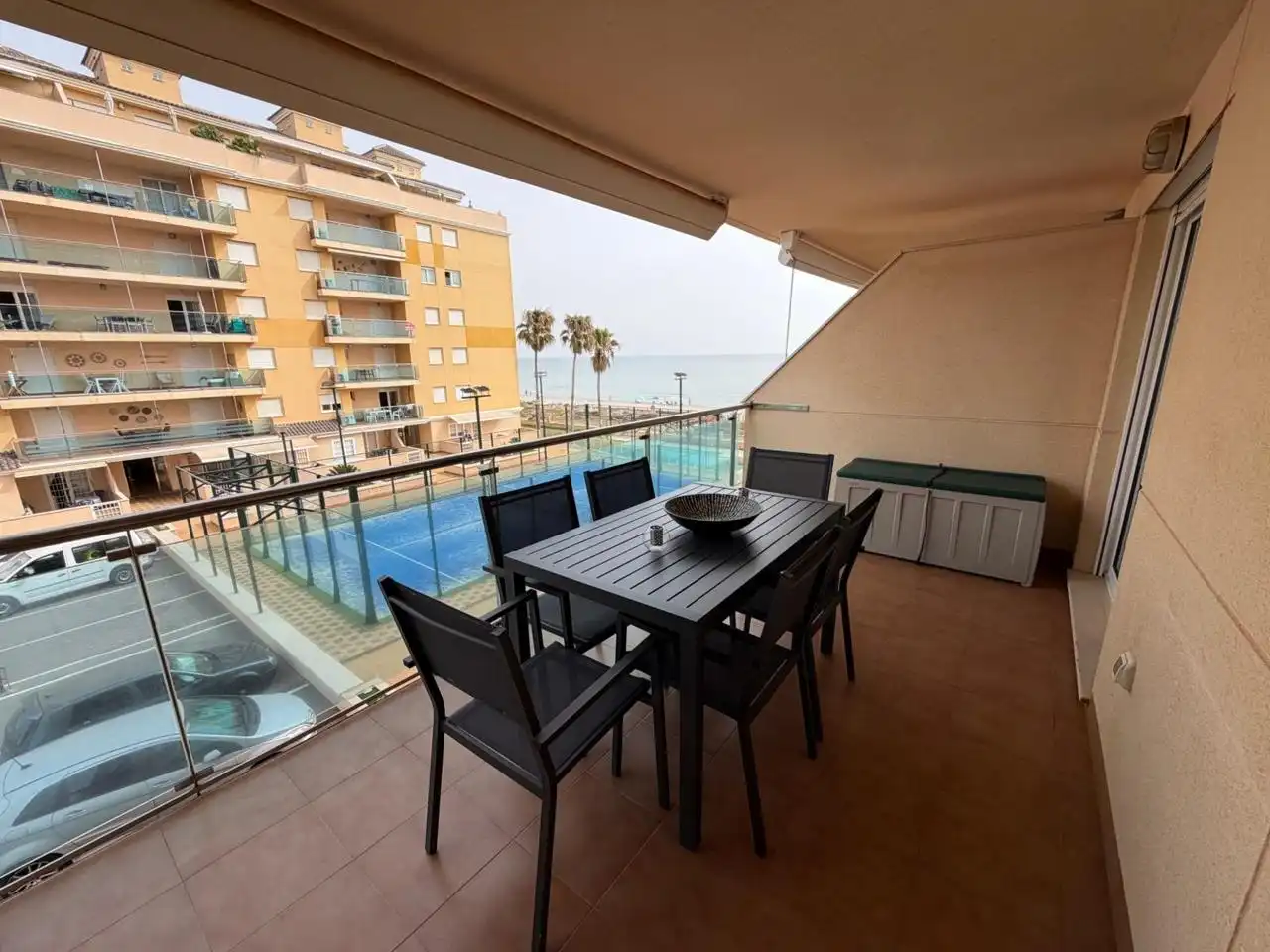 Terraza de Apartamento en venta en La Manga del Mar Menor con Aire acondicionado, Calefacción y Jardín privado