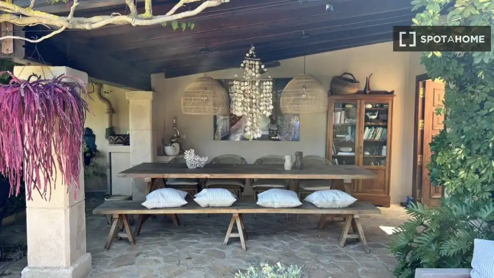 Dining room of Apartments for share in Calvià  with Air Conditioner, Terrace and Furnished