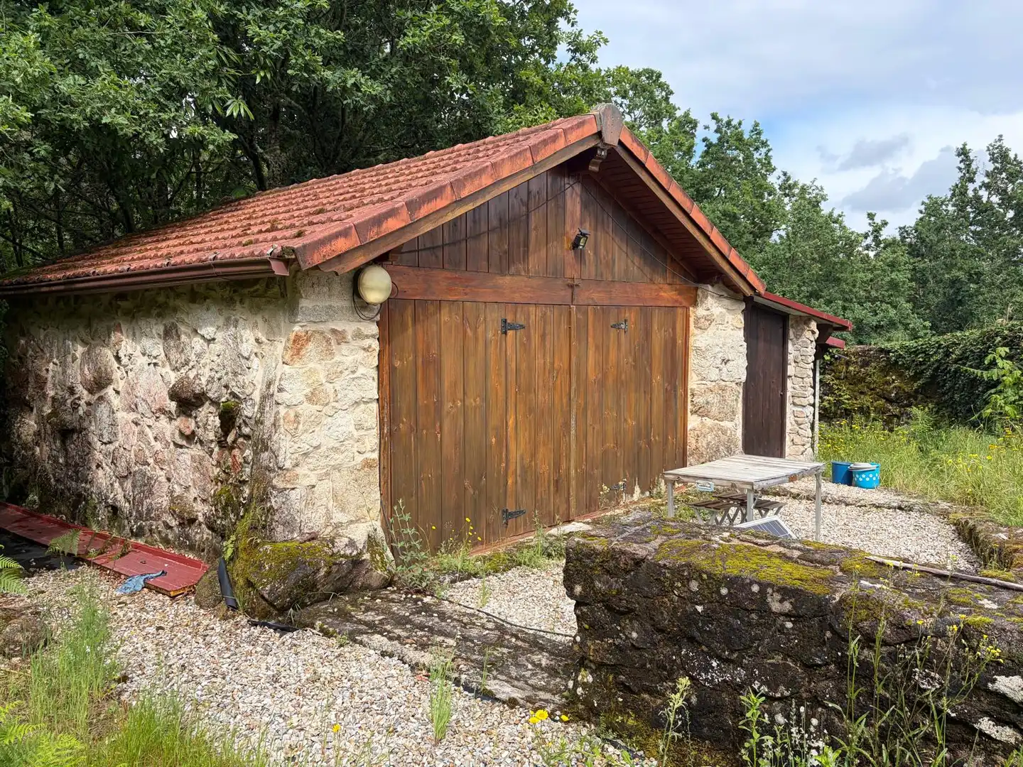 Vista exterior de Casa o chalet en venta en A Cañiza   con Jardín privado