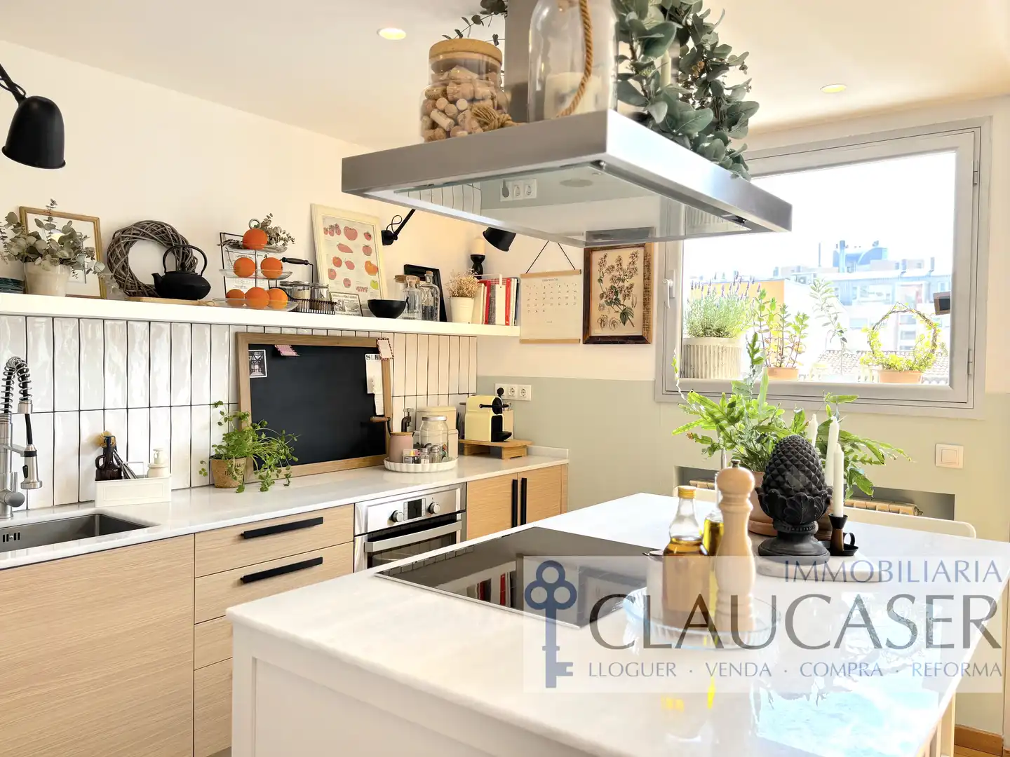 Küche von Wohnung zum Verkauf in Sabadell mit Heizung, Privatgarten und Terrasse