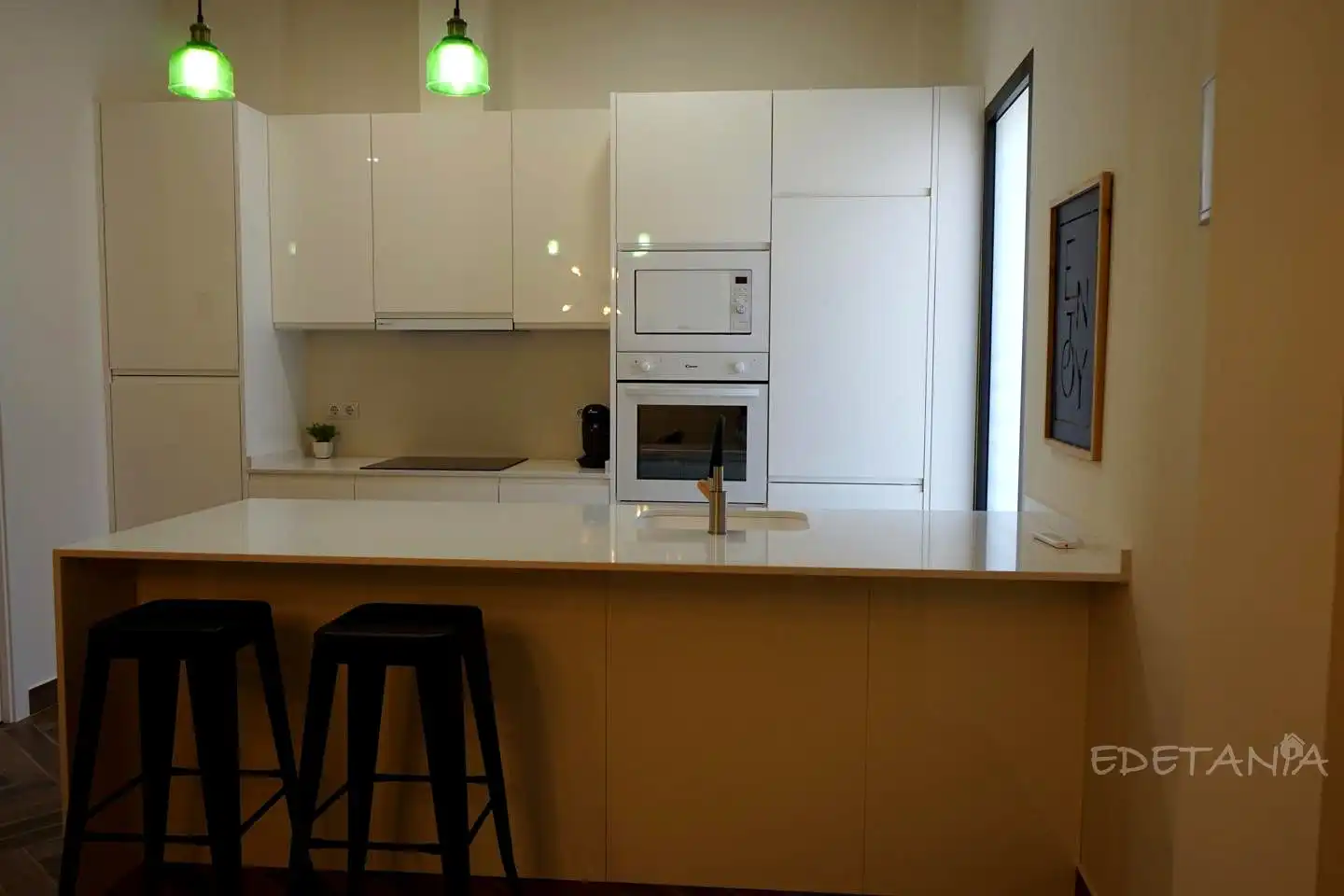 Kitchen of Apartments for rent in Alfara del Patriarca  with Air Conditioner, Heating and Furnished