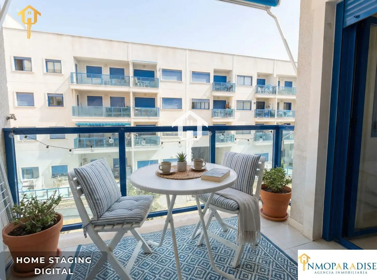 Terraza de Piso en venta en Alicante / Alacant con Amueblado, Balcón y Jacuzzi