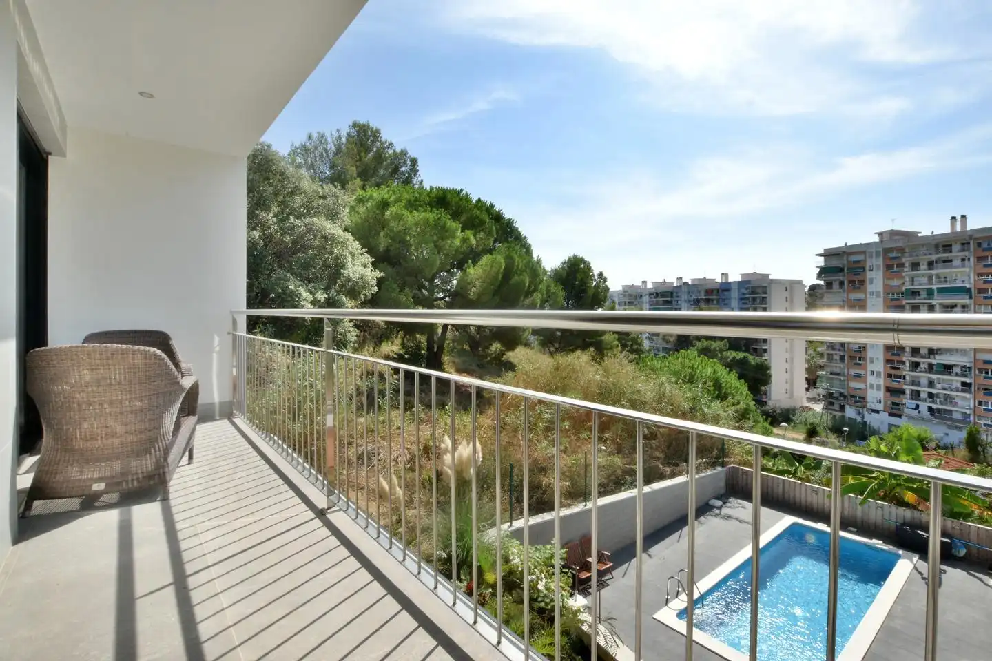 Piscina de Casa o chalet en venta en Calella con Aire acondicionado, Calefacción y Jardín privado