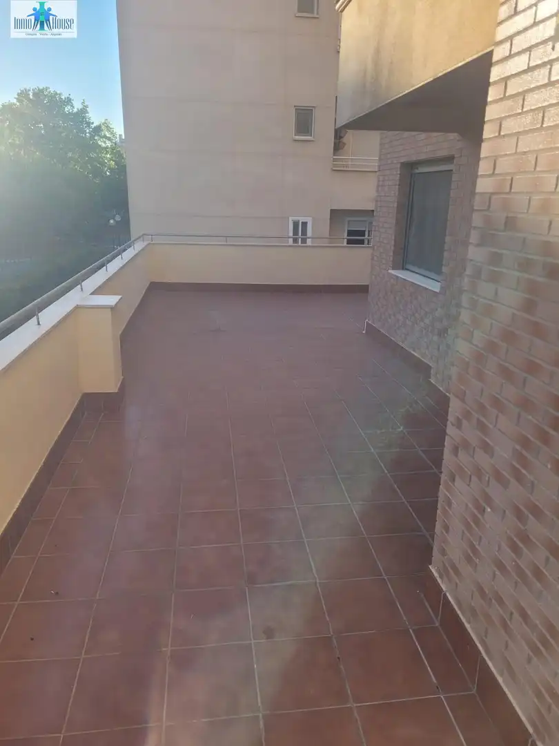 Terrassa de Apartament de lloguer en Albacete amb Aire condicionat, Calefacció i Parquet
