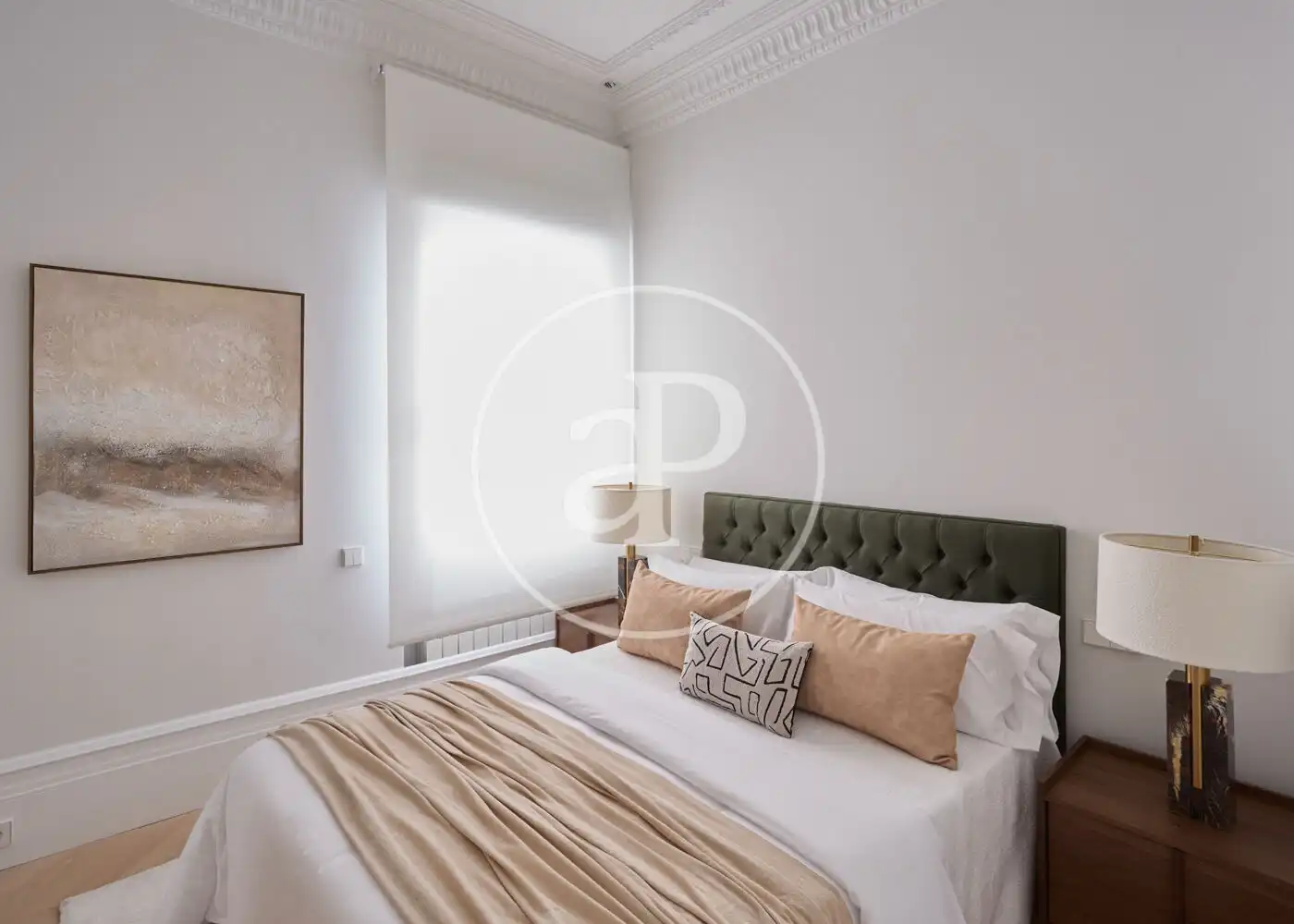 Bedroom of Flat for sale in Madrid  with Air Conditioner, Heating and Balcony