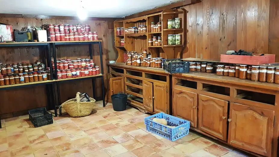 Cocina de Finca rústica en venta en Galaroza con Calefacción, Jardín privado y Terraza
