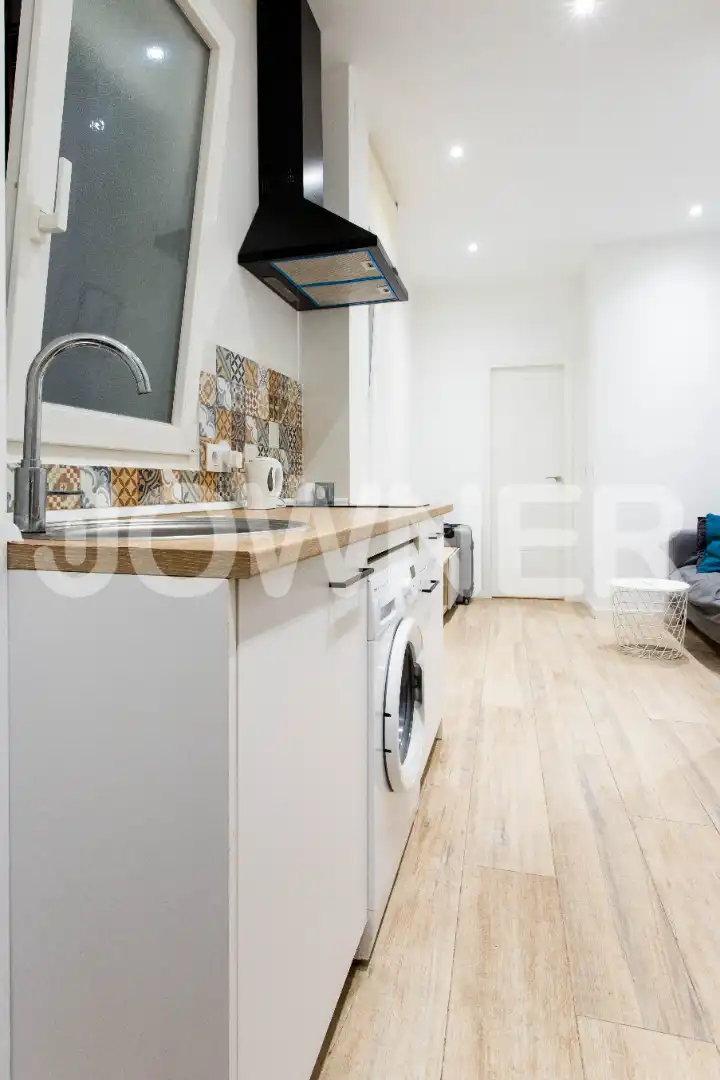 Cocina de Piso de alquiler en Madrid con Calefacción, Amueblado y Lavadora
