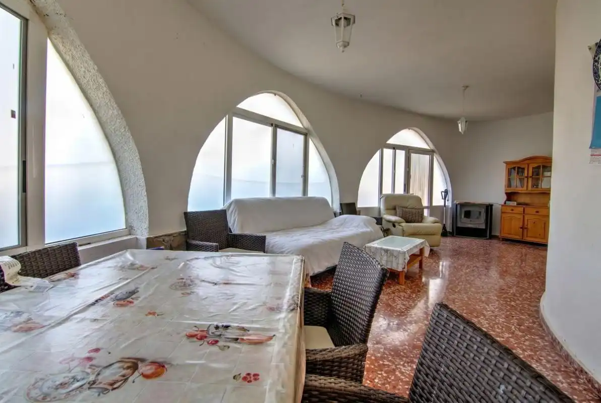 Sala d'estar de Casa o xalet en venda en Mutxamel amb Aire condicionat, Calefacció i Jardí privat