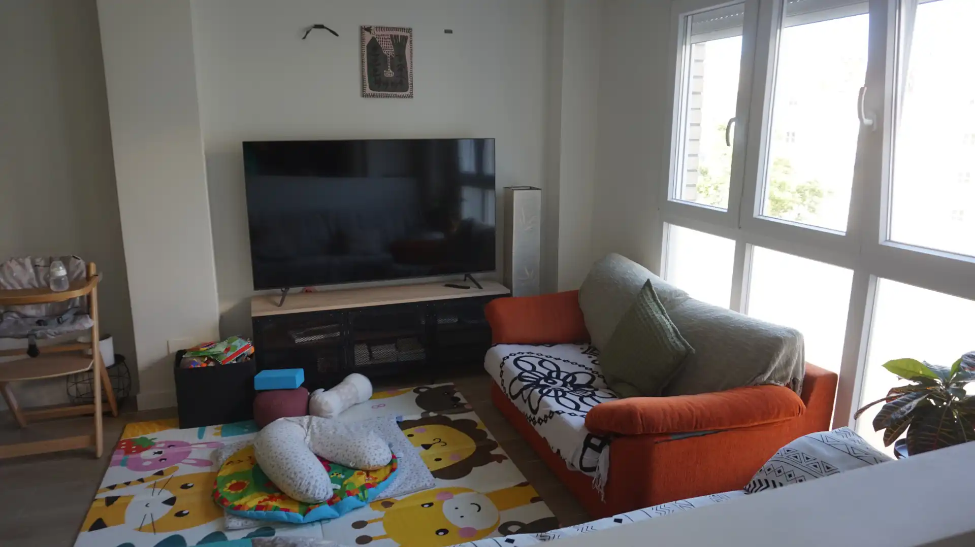 Sala d'estar de Pis en venda en Madrid amb Aire condicionat, Calefacció i Moblat