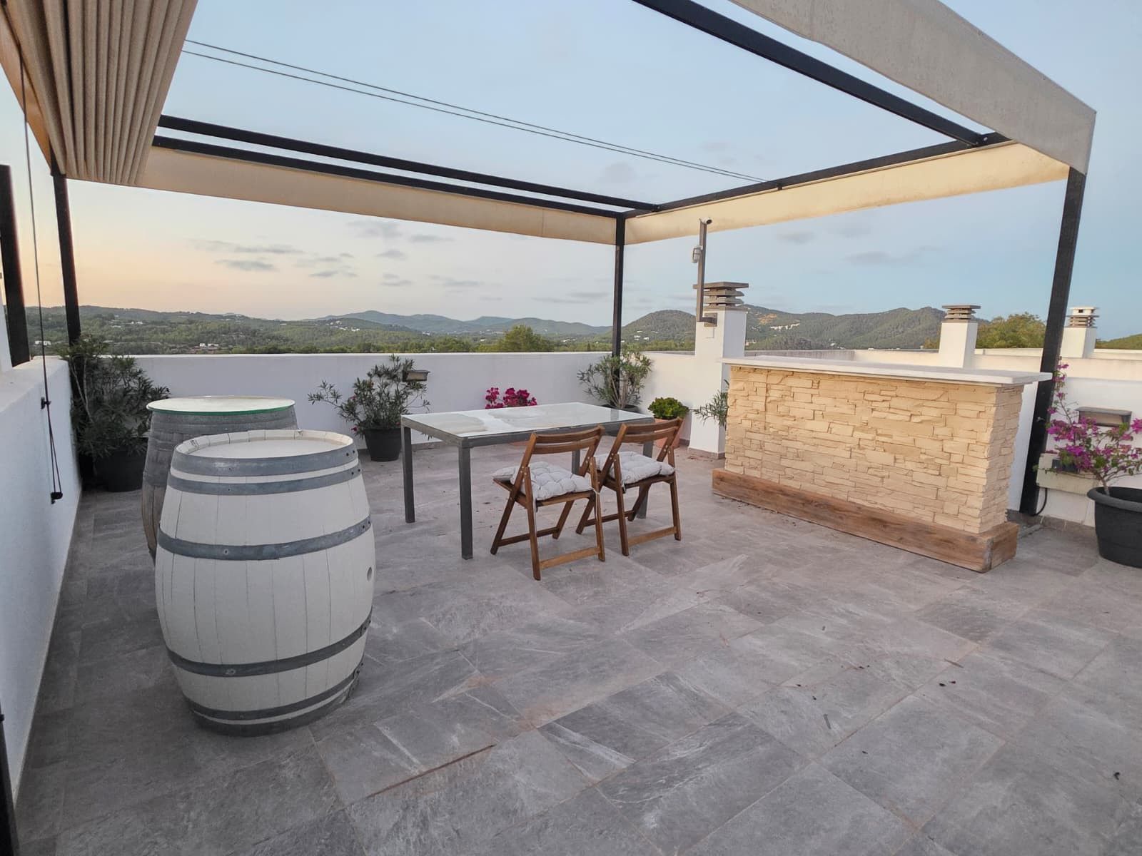 Terrassa de Casa adosada en venda en Santa Eulària des Riu amb Aire condicionat, Calefacció i Terrassa