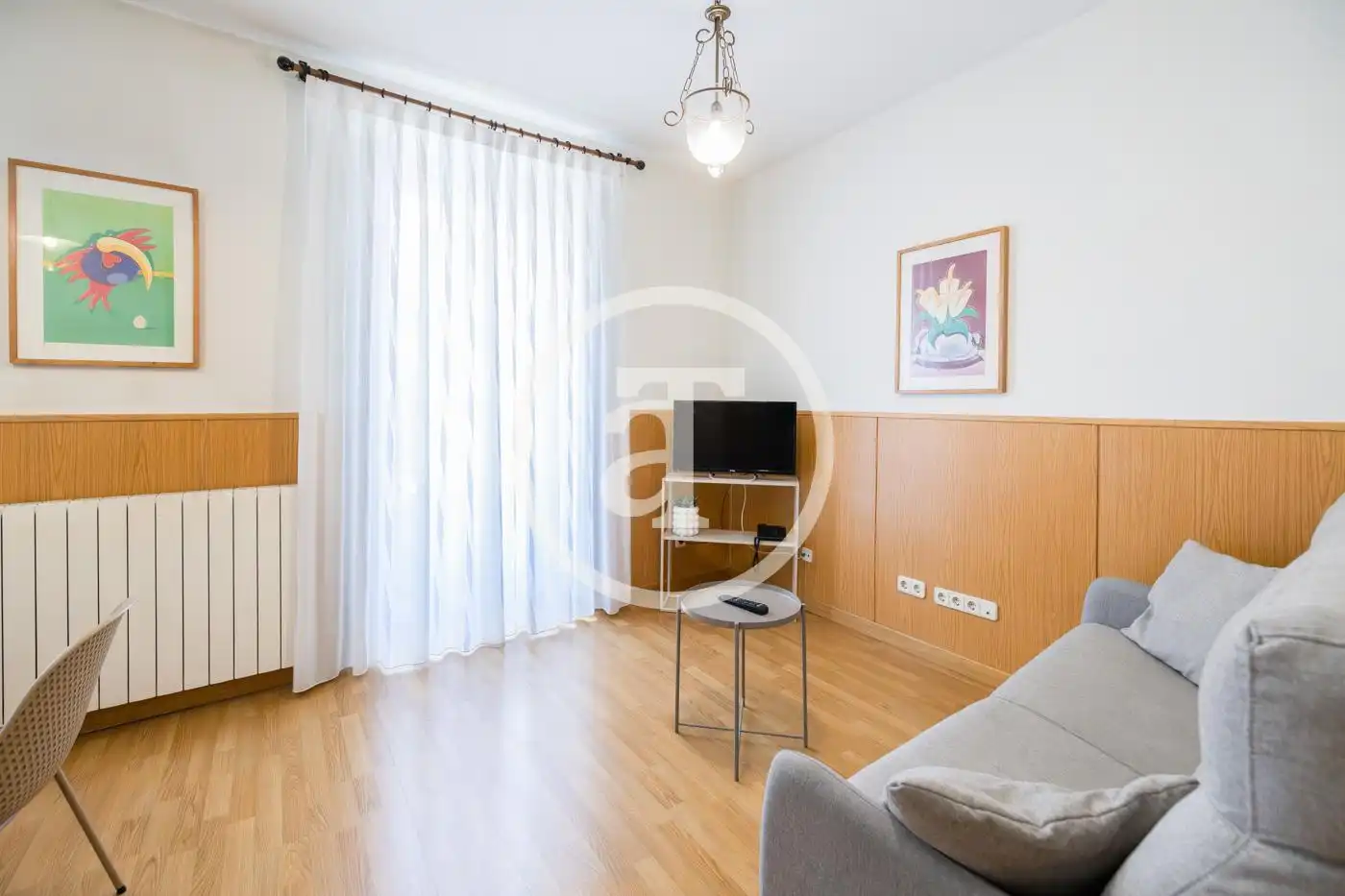 Sala de estar de Piso de alquiler en Madrid con Aire acondicionado, Calefacción y Amueblado