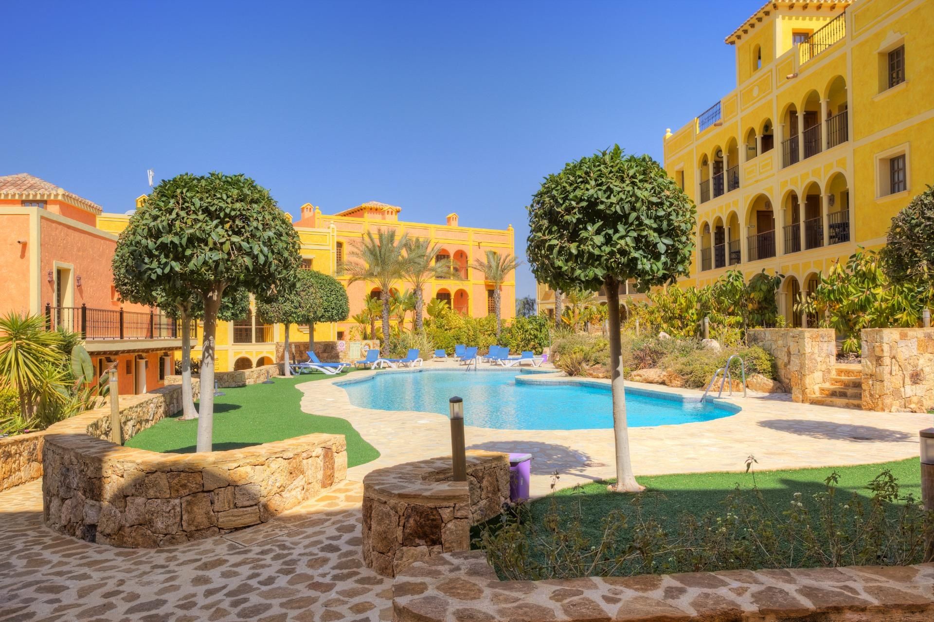 Exterior view of Apartment for sale in Cuevas del Almanzora  with Air Conditioner, Terrace and Community pool