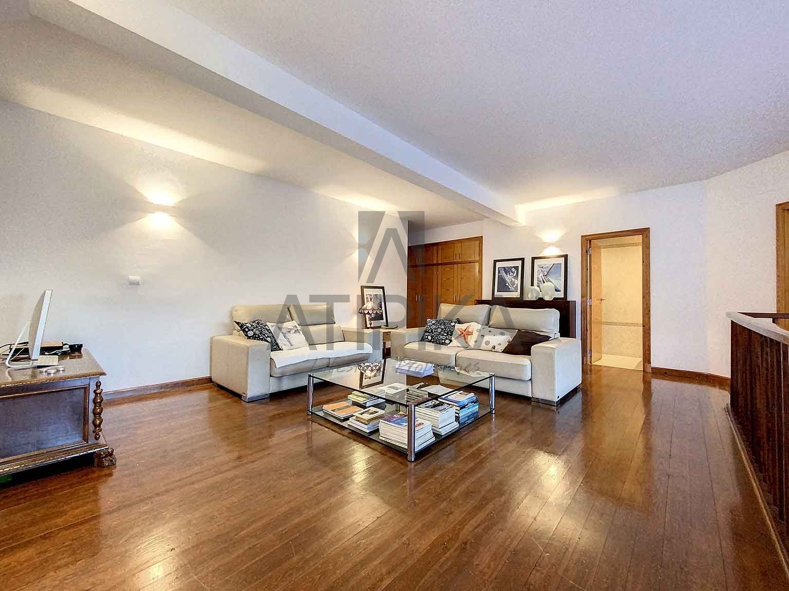 Living room of Flat for sale in Sant Lluís  with Air Conditioner, Terrace and Furnished