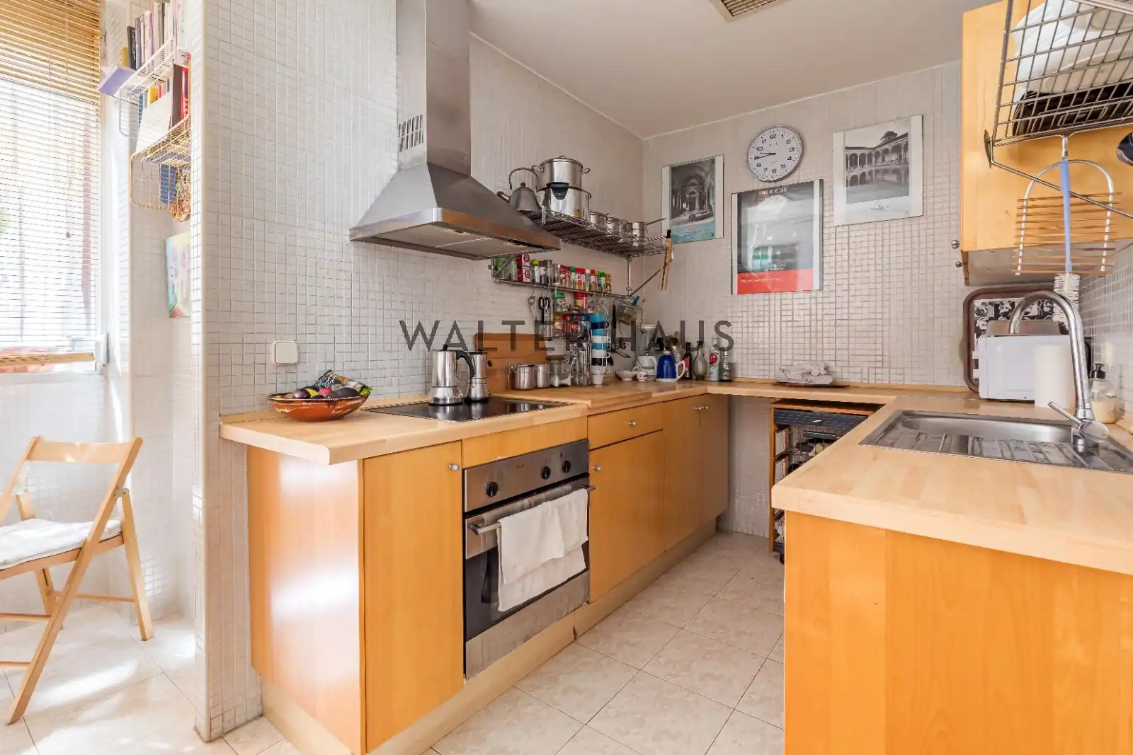 Kitchen of Flat for sale in Madrid  with Air Conditioner, Heating and Storage room