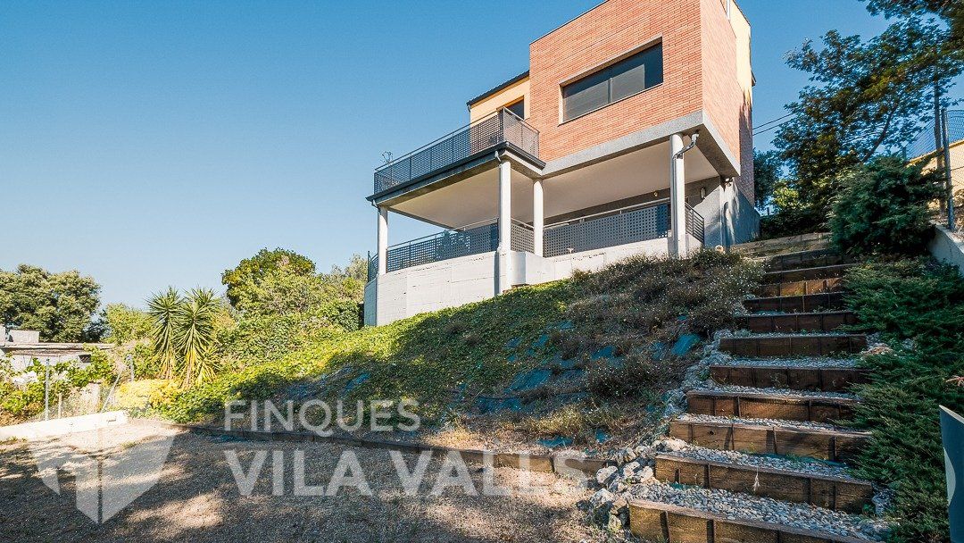 Exterior view of House or chalet for sale in Bigues i Riells  with Heating, Private garden and Terrace