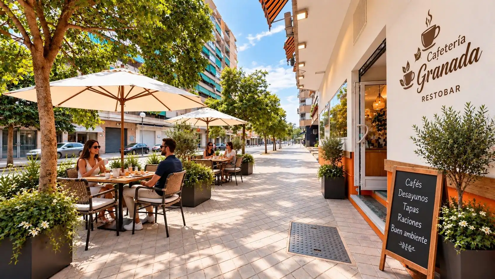 Terraza de Local en venta en Granada con Aire acondicionado y Amueblado