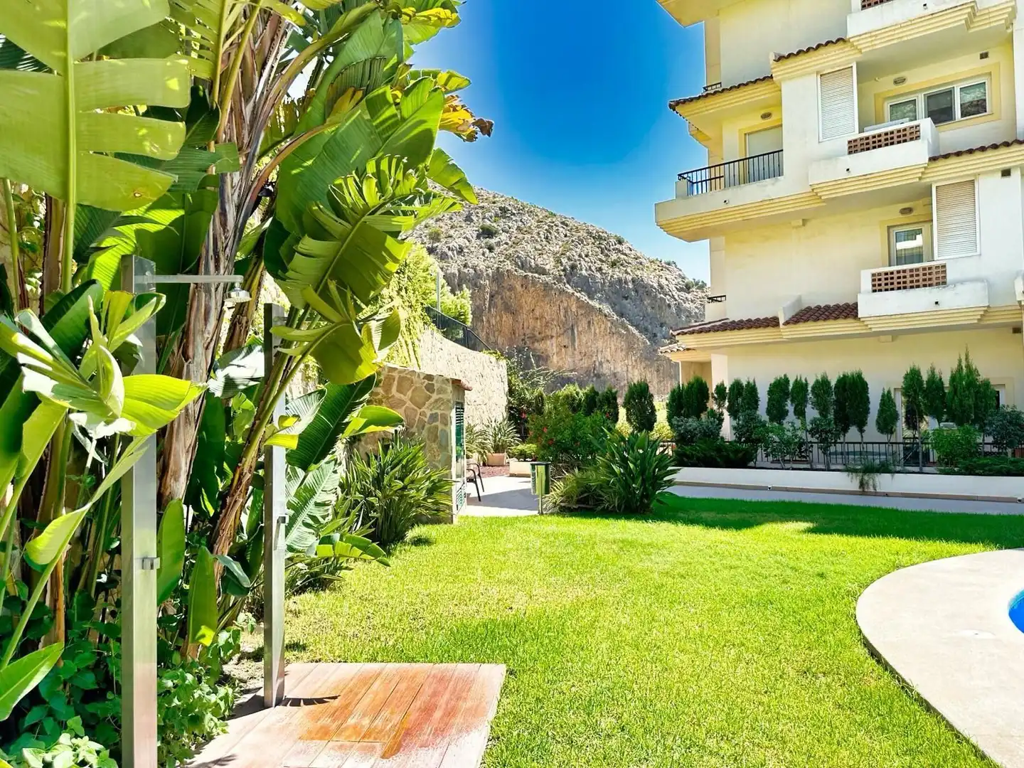 Garden of Flat for rent in Altea  with Air Conditioner, Heating and Storage room