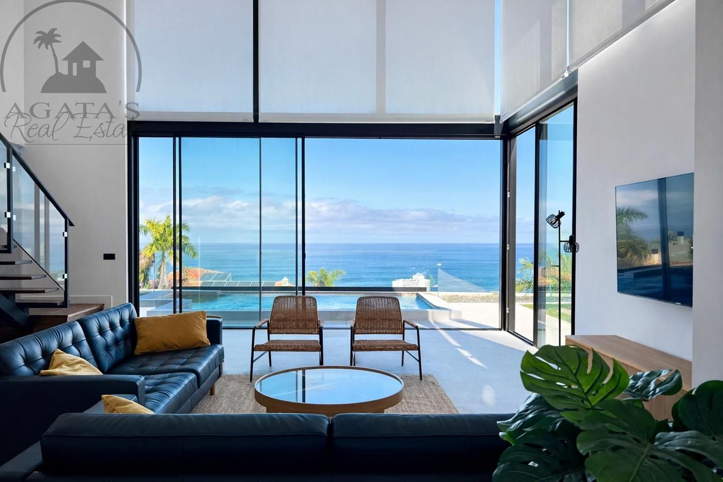 Sala d'estar de Casa o xalet de lloguer en Los Realejos amb Jardí privat, Terrassa i Traster