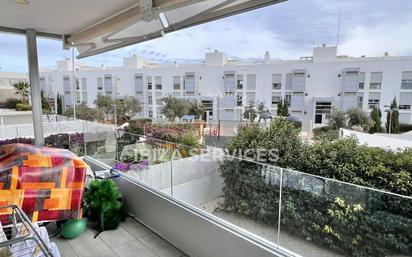 Terrace of Flat for sale in Sant Josep de sa Talaia  with Air Conditioner and Swimming Pool