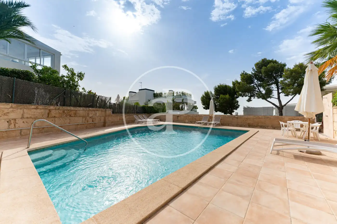 Swimming pool of Flat for rent in Calvià  with Air Conditioner, Heating and Private garden