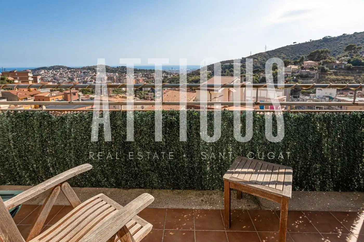 Terrassa de Casa adosada en venda en Barcelona amb Aire condicionat, Calefacció i Parquet