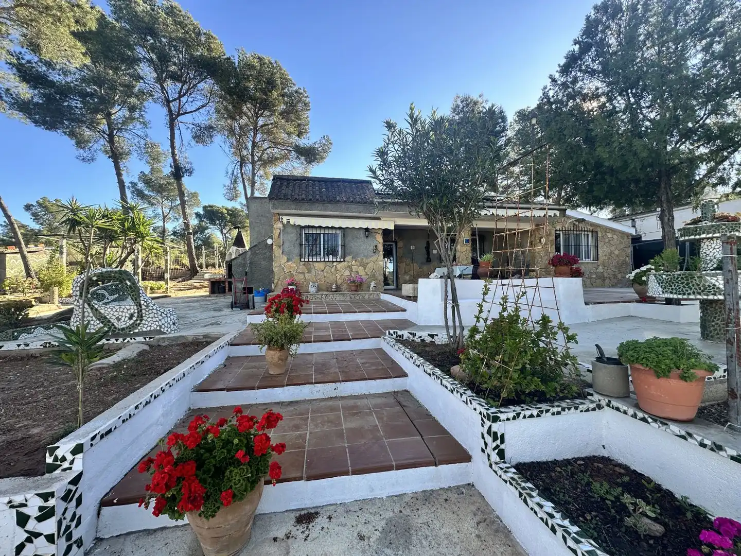 Garden of Houses for sale in Alfara de la Baronia  with Heating, Private garden and Terrace