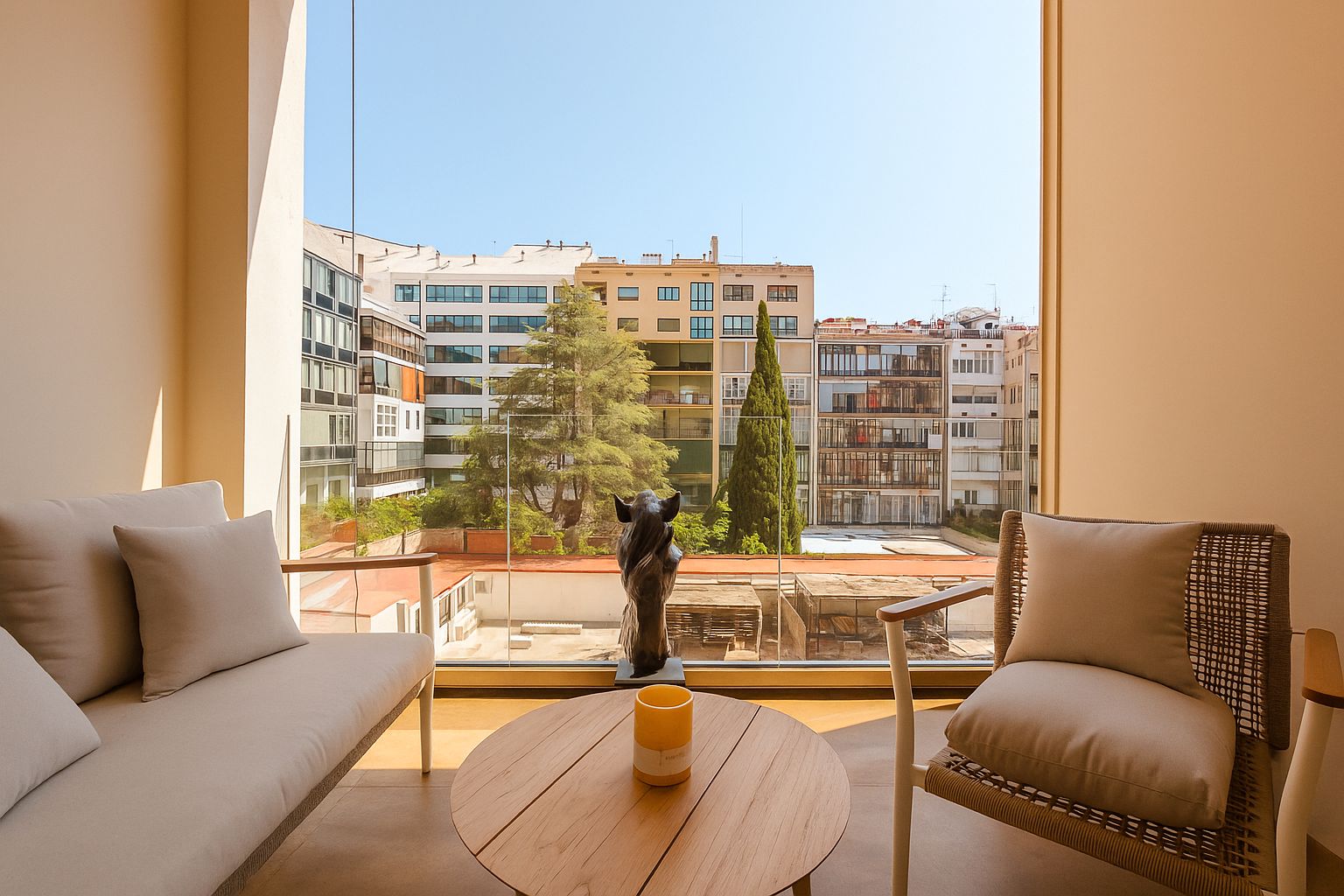 Terrassa de Pis de lloguer en  Barcelona Capital amb Aire condicionat, Calefacció i Terrassa