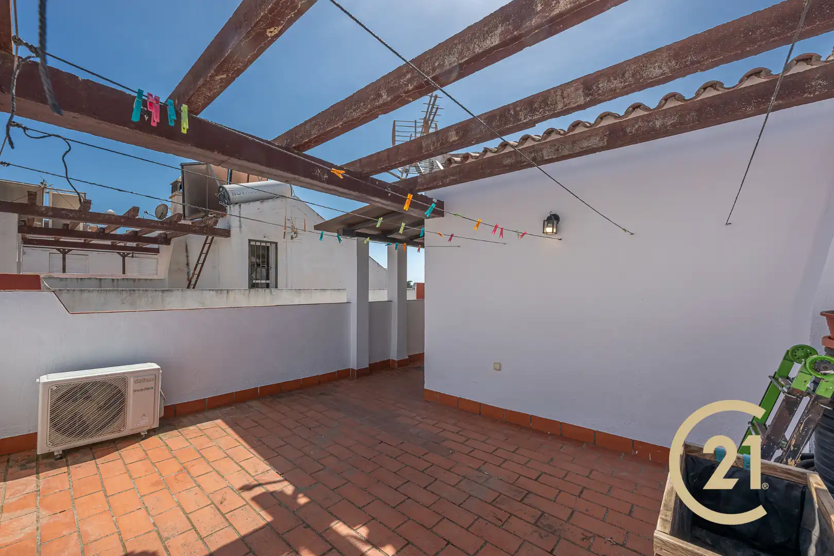 Terrassa de Casa adosada en venda en Marbella amb Aire condicionat, Jardí privat i Terrassa