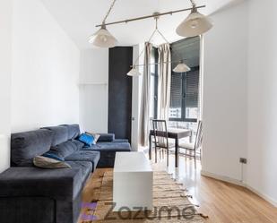 Living room of Apartment to rent in  Madrid Capital  with Air Conditioner, Heating and Private garden