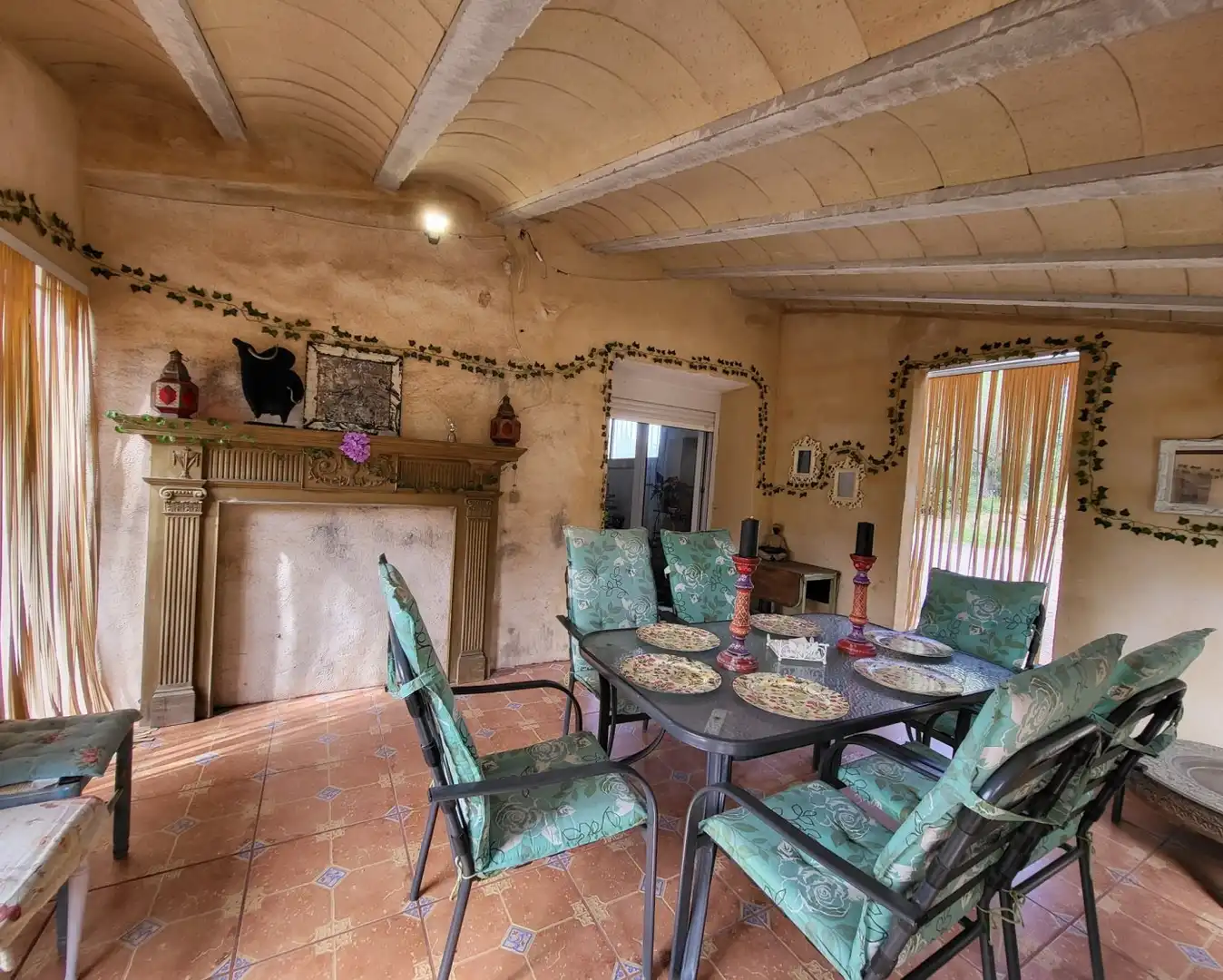 Esszimmer von Country house zum Verkauf in L'Ametlla de Mar  mit Privatgarten, Terrasse und Abstellraum