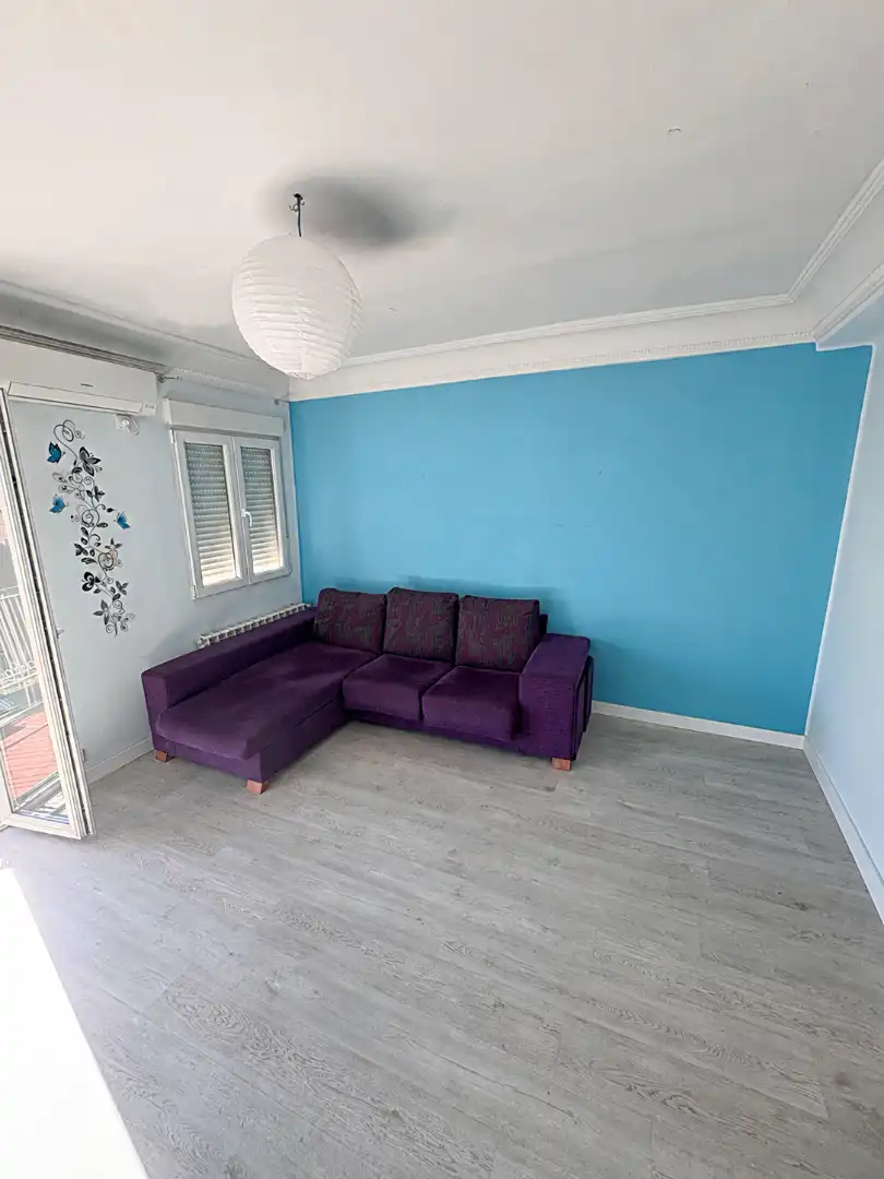 Wohnzimmer von Wohnung zum Verkauf in Madrid mit Klimaanlage und Balkon