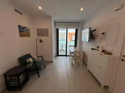 Sala d'estar de Apartament en venda en Mijas amb Aire condicionat, Calefacció i Terrassa